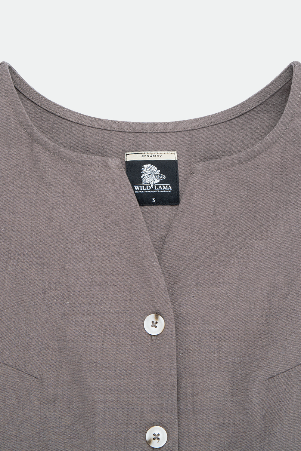 Polera Elo Orgánica Café Mujer