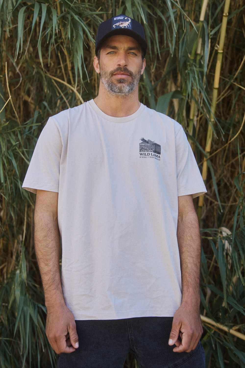 Polera Forest Orgánica Beige Hombre