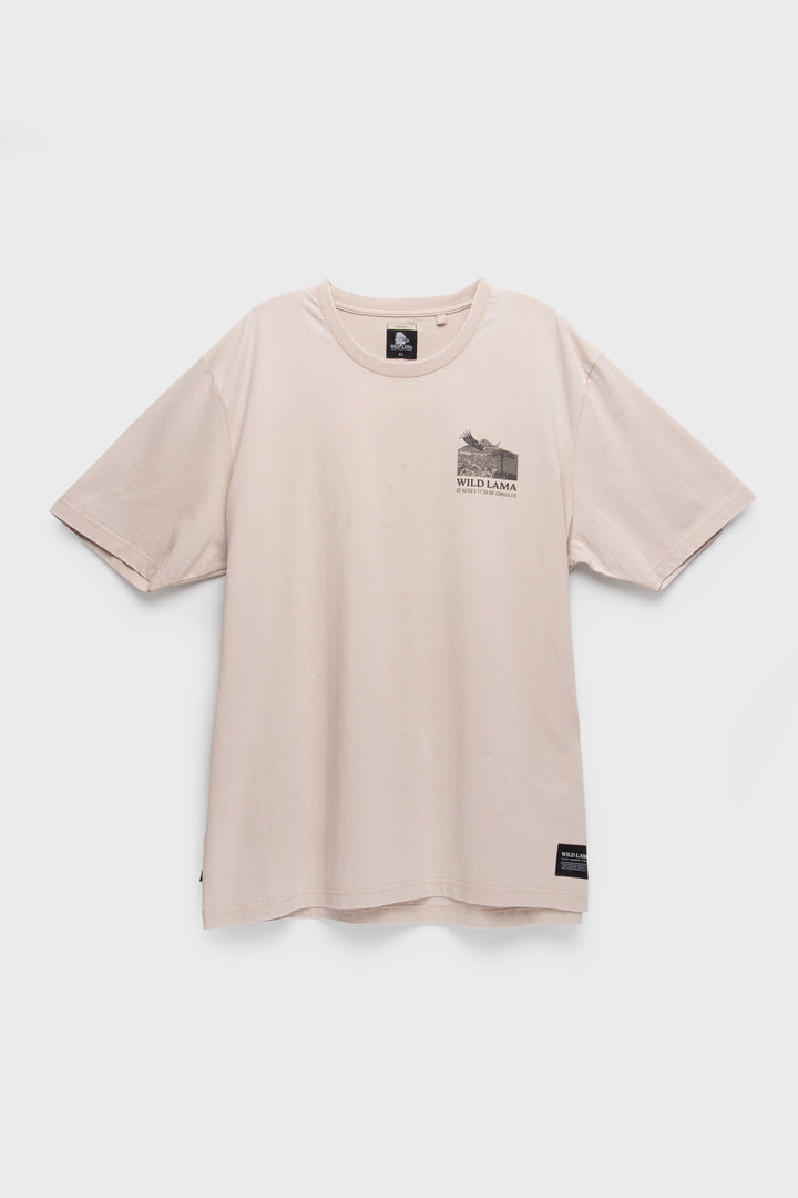 Polera Forest Orgánica Beige Hombre