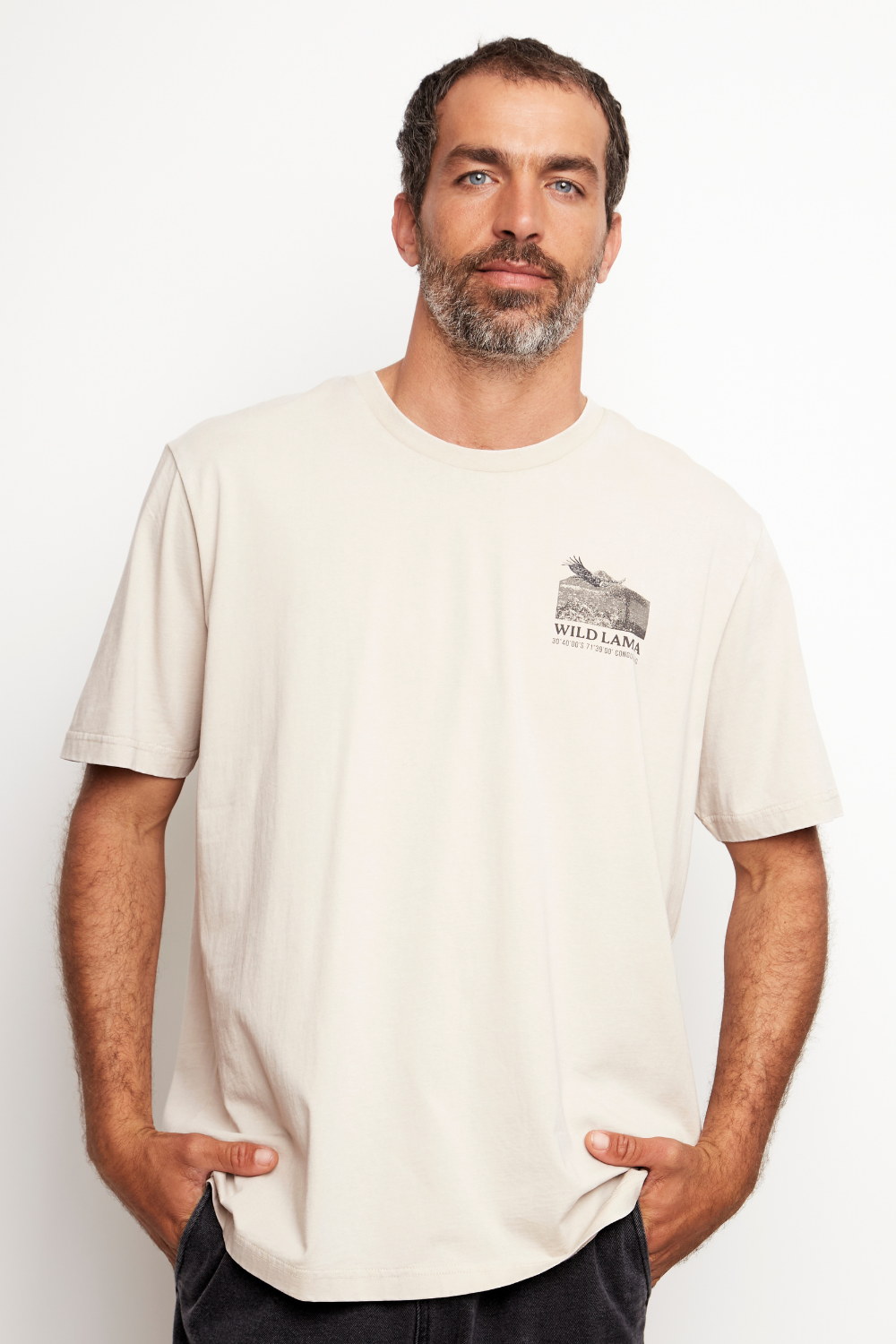 Polera Forest Orgánica Beige Hombre