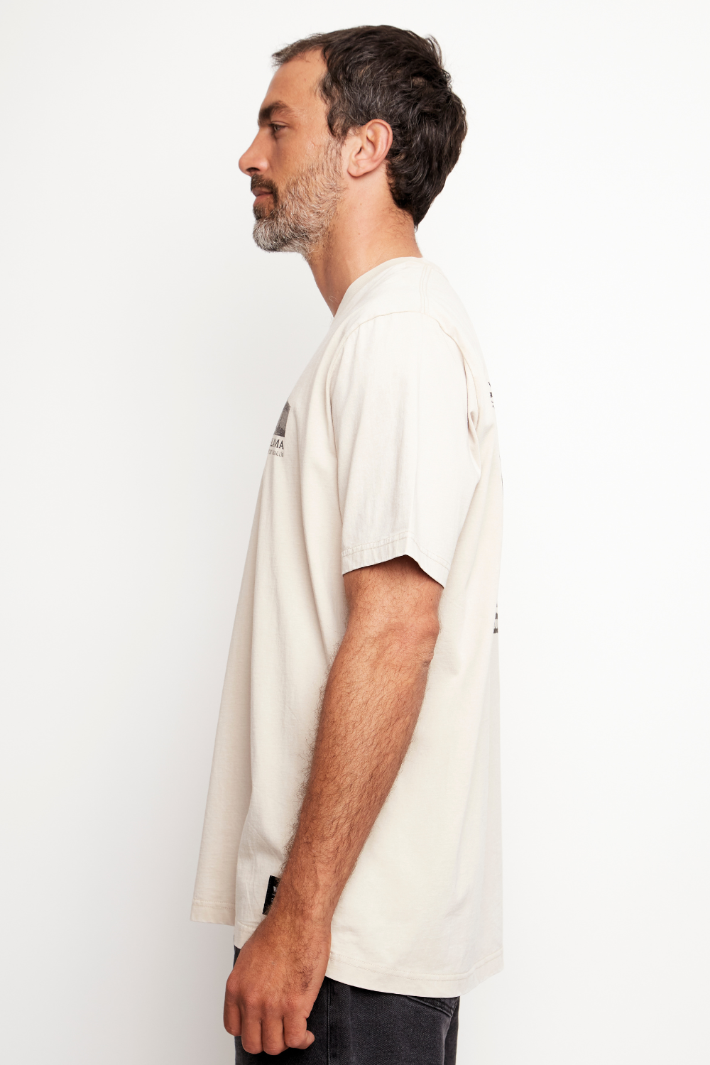 Polera Forest Orgánica Beige Hombre