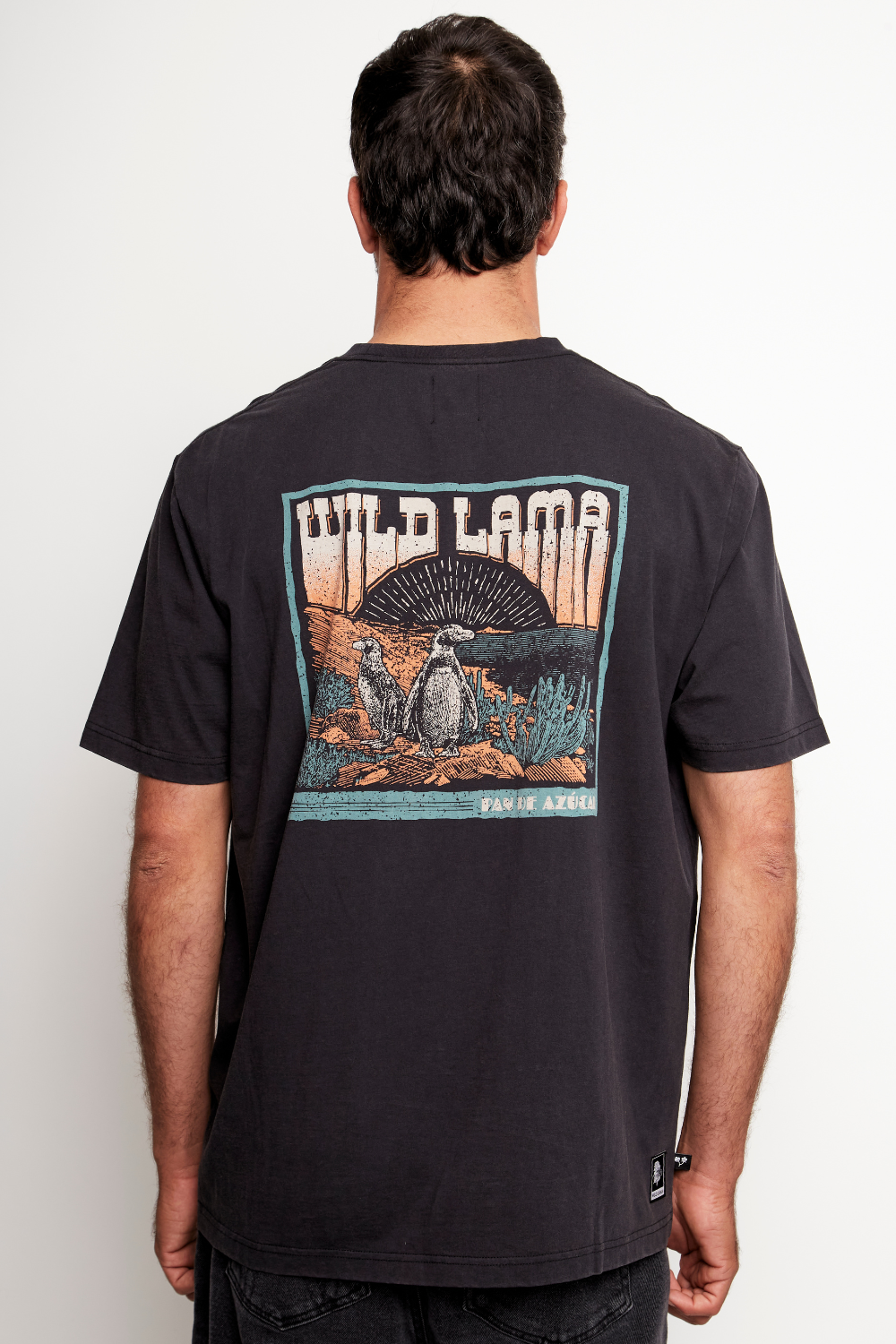 Polera Forest Orgánica Negra Hombre