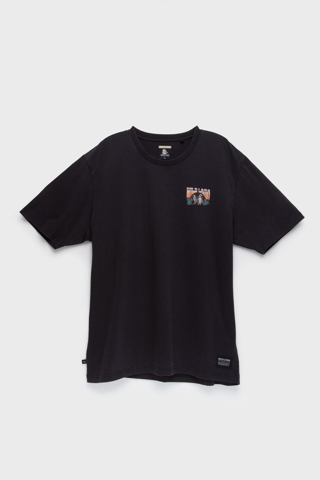 Polera Forest Orgánica Negra Hombre