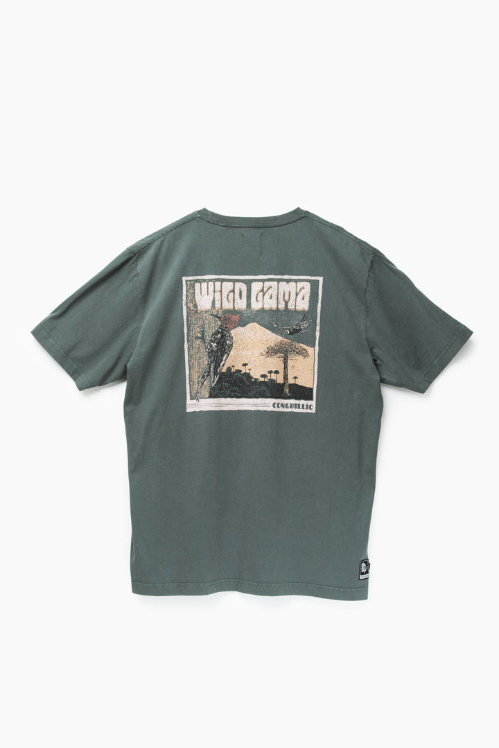 Polera Forest Orgánica Petróleo Hombre