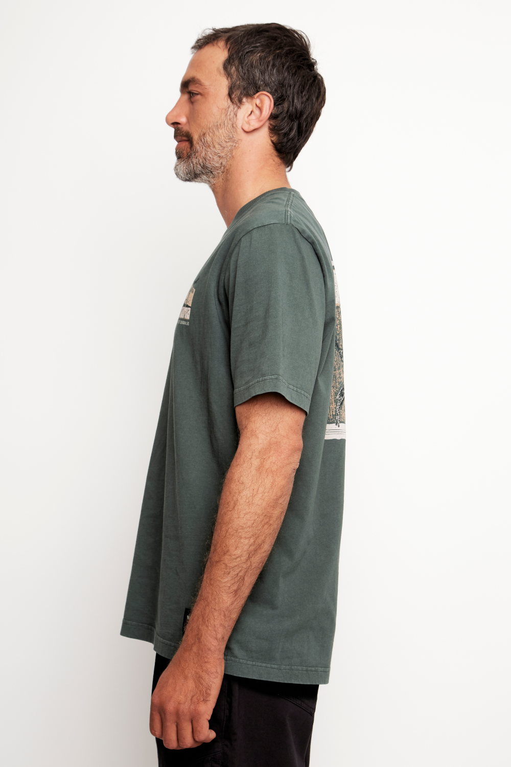 Polera Forest Orgánica Petróleo Hombre