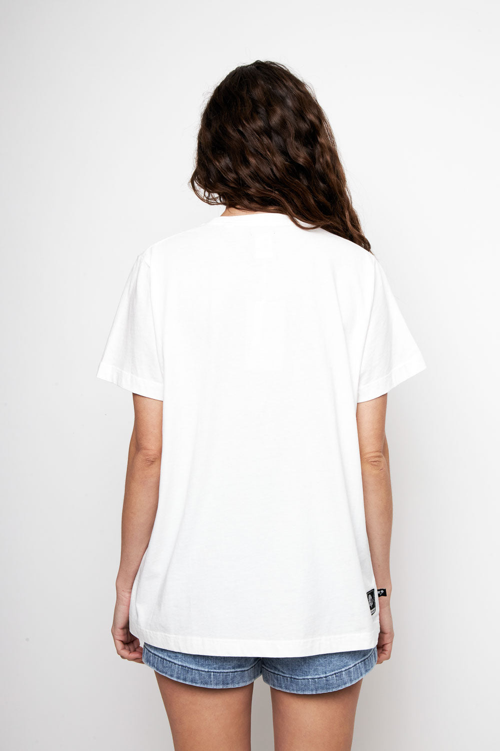 Polera Genovesa Orgánica Blanca Mujer