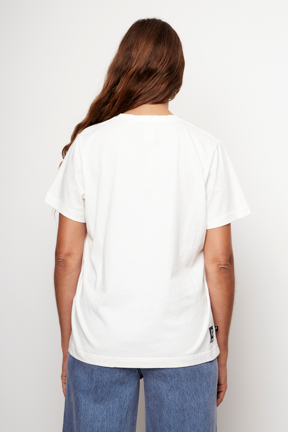 Polera Genovesa Orgánica Blanca Mujer