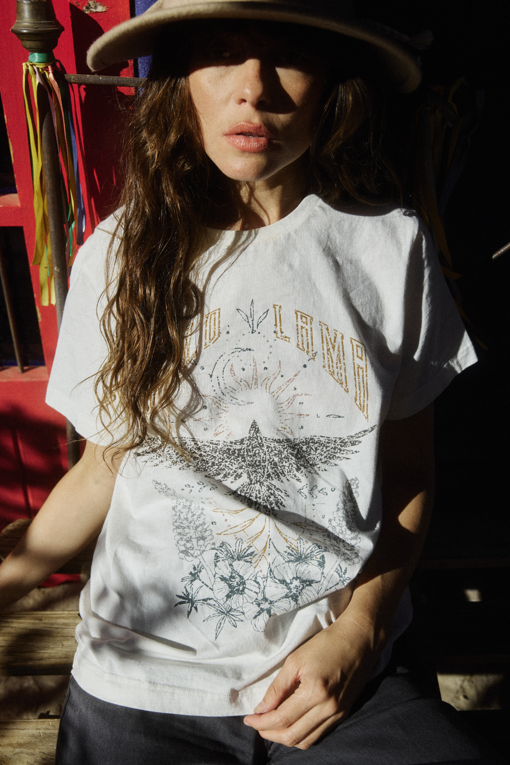 Polera Genovesa Orgánica Blanca Mujer