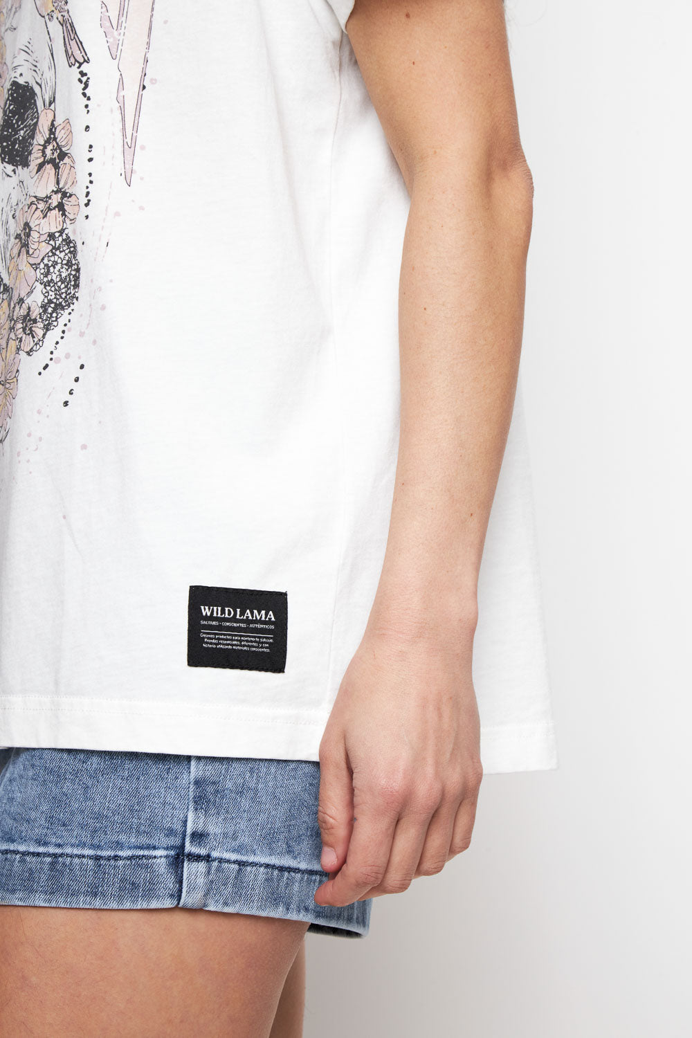 Polera Genovesa Orgánica Blanca Mujer