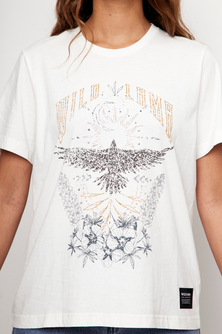 Polera Genovesa Orgánica Blanca Mujer