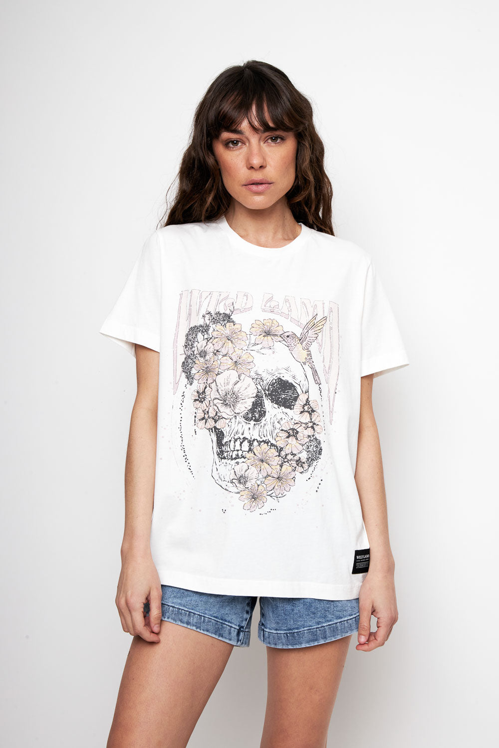 Polera Genovesa Orgánica Blanca Mujer