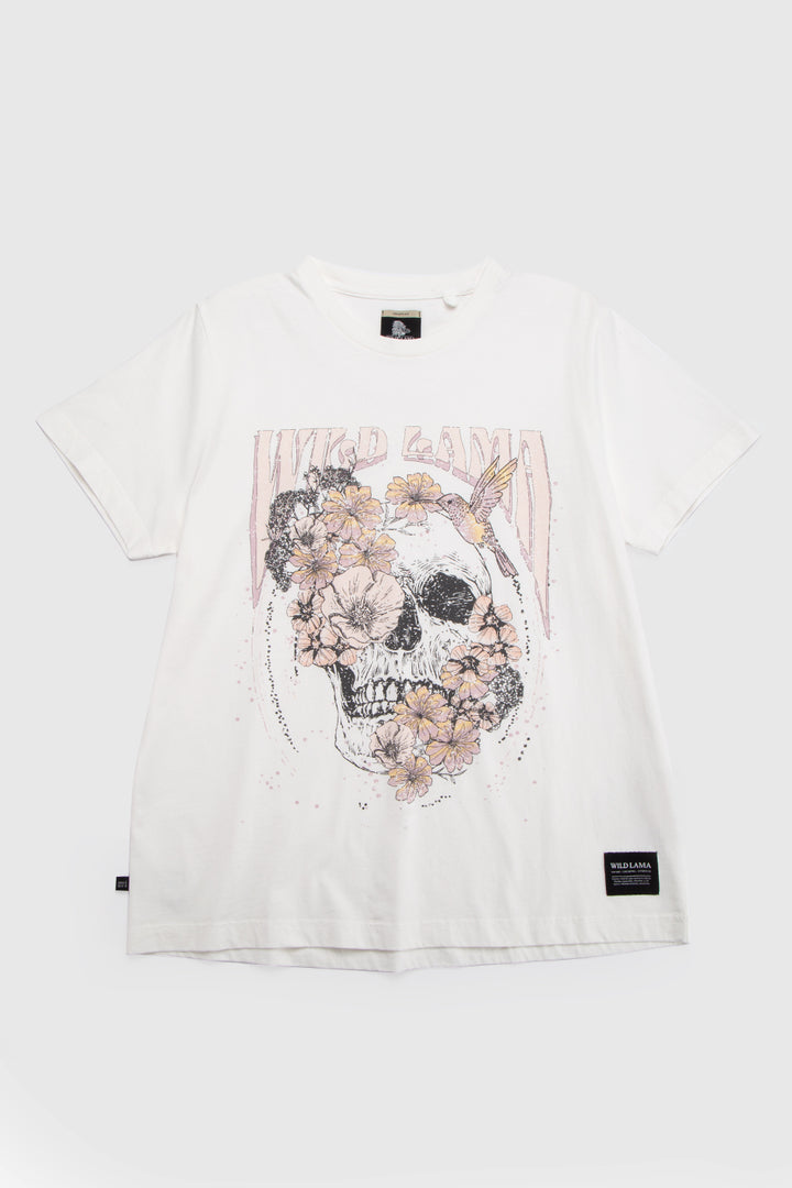 Polera Genovesa Orgánica Blanca Mujer