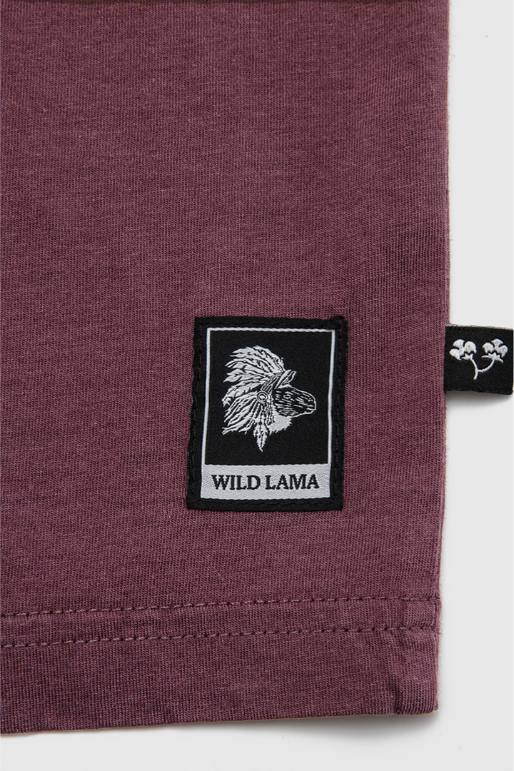 Polera Genovesa Orgánica Burdeo Mujer