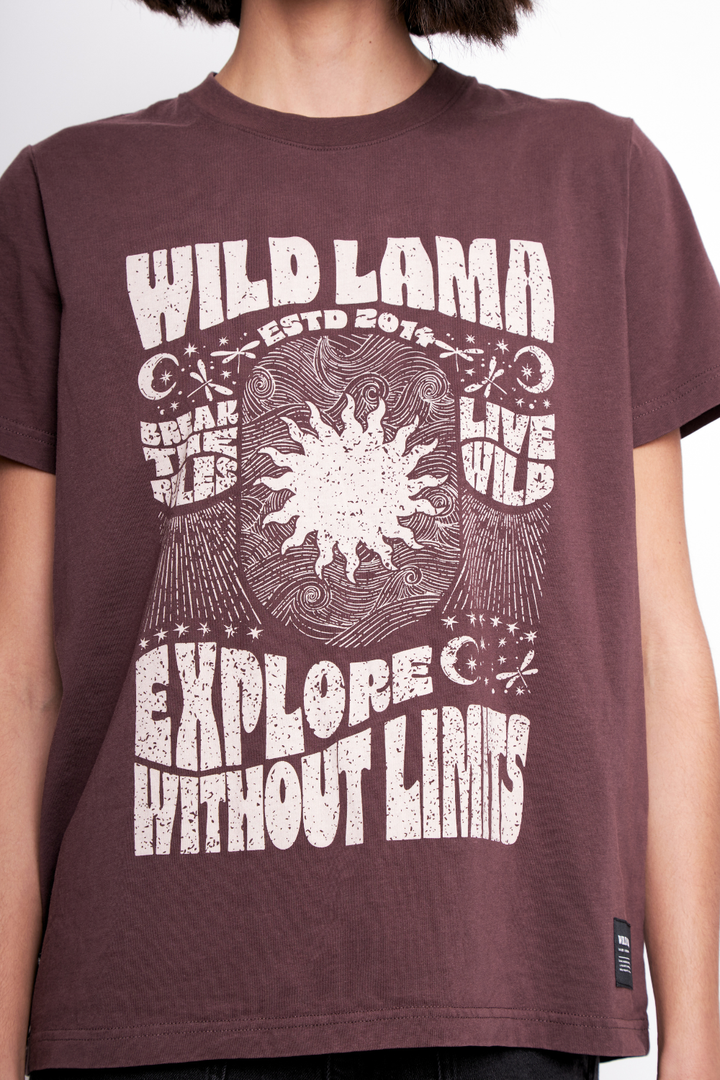 Polera Genovesa Orgánica Burdeo Mujer