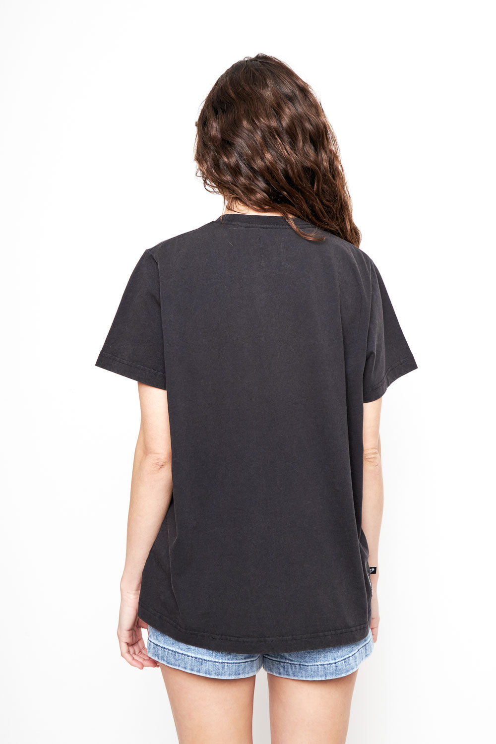 Polera Genovesa Orgánica Negra Mujer