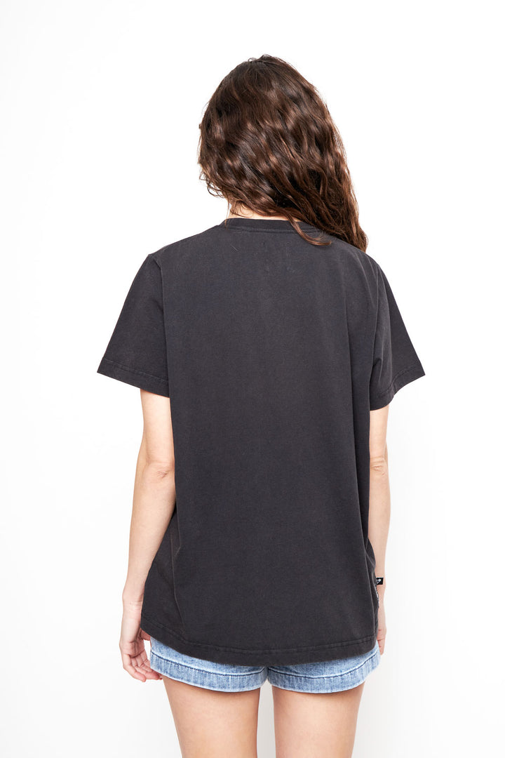 Polera Genovesa Orgánica Negra Mujer