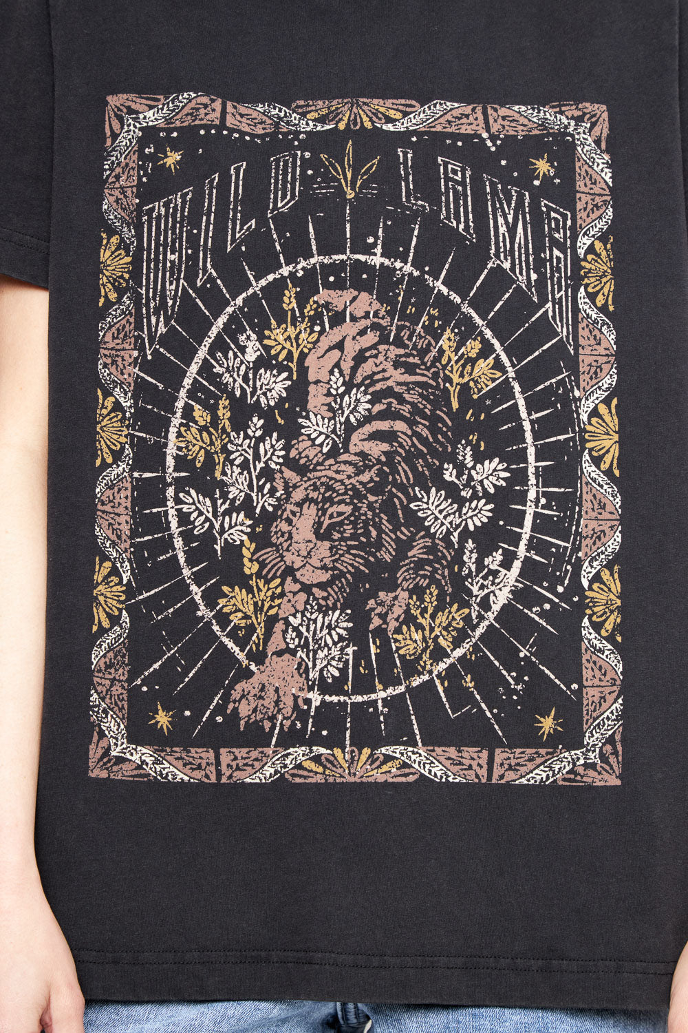 Polera Genovesa Orgánica Negra Mujer