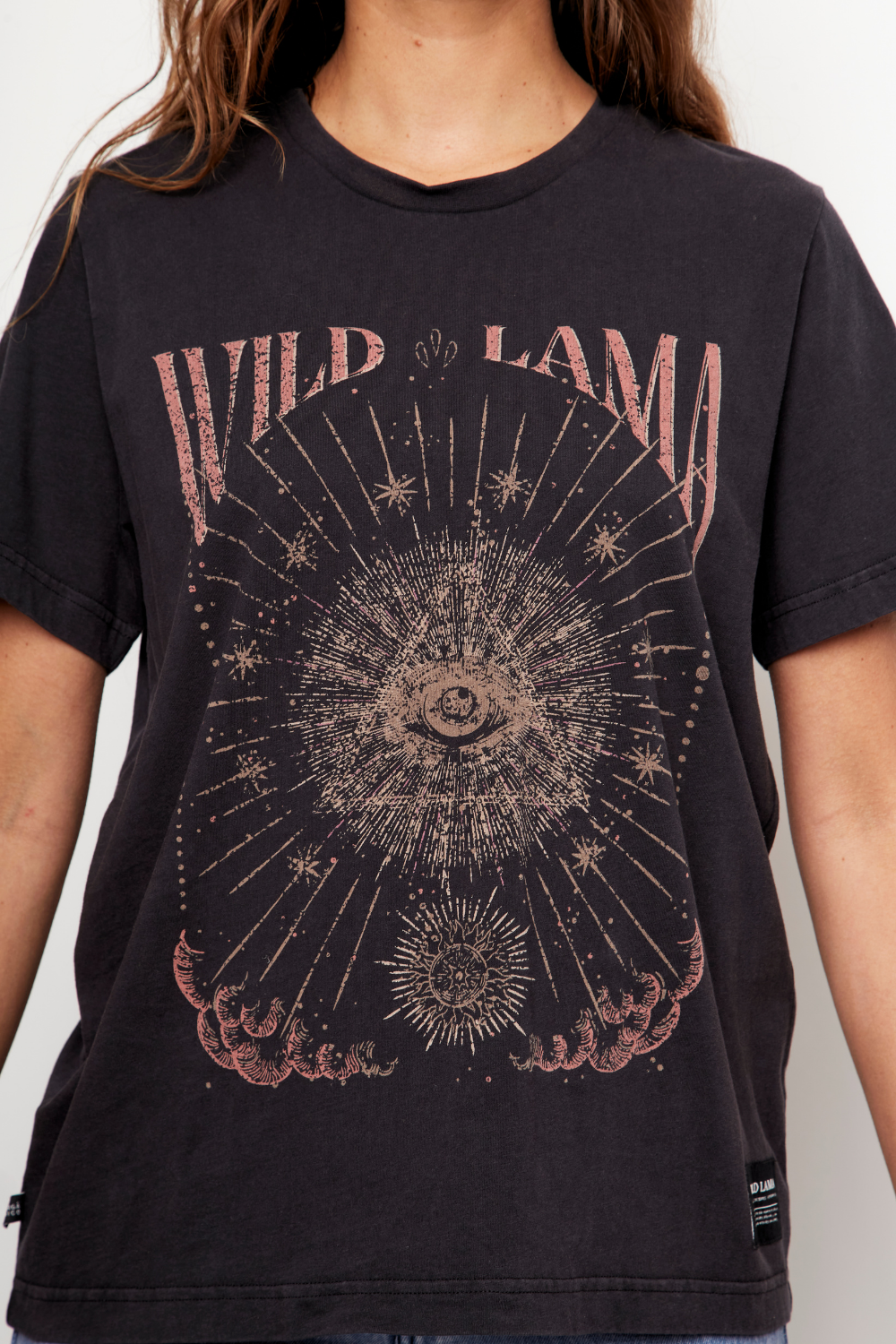 Polera Genovesa Orgánica Negra Mujer