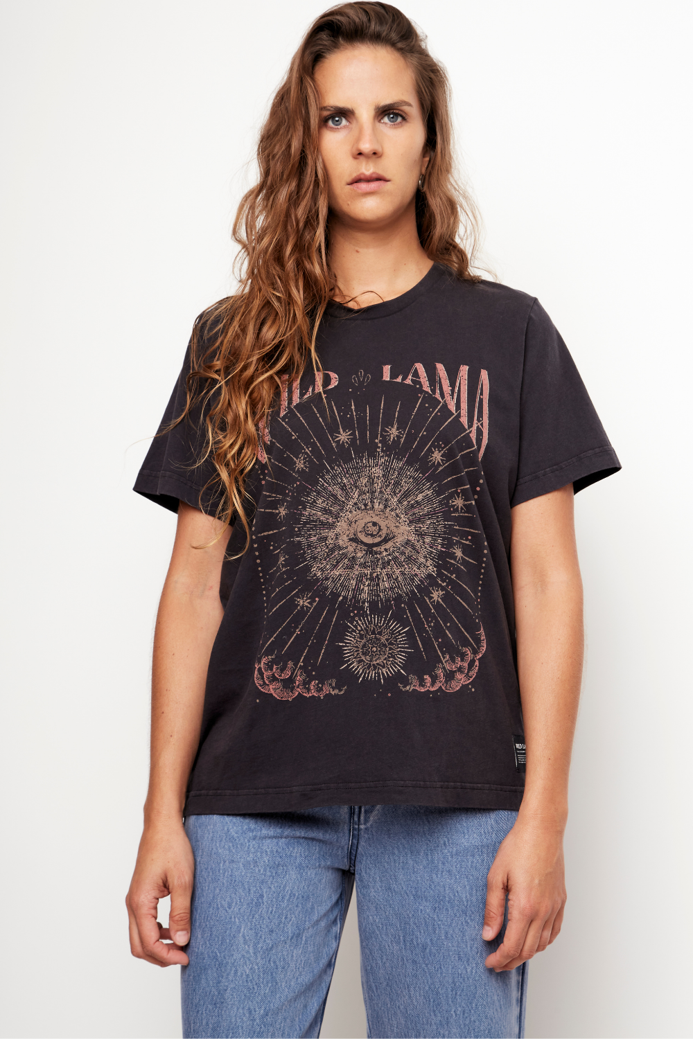 Polera Genovesa Orgánica Negra Mujer