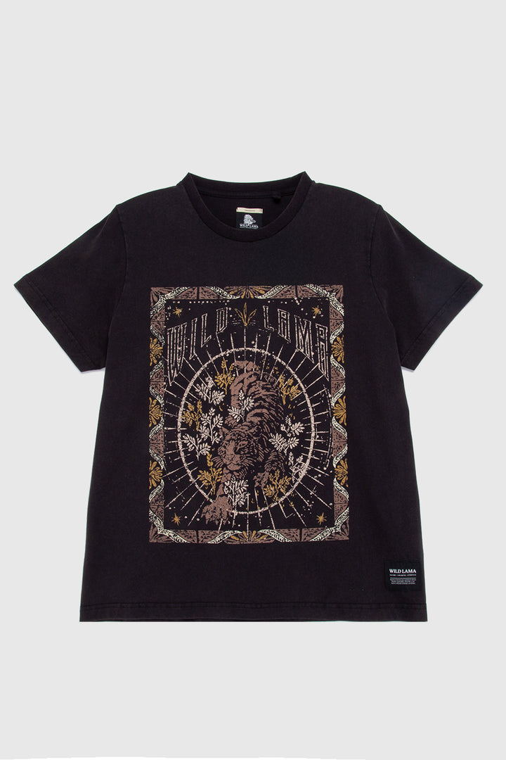 Polera Genovesa Orgánica Negra Mujer