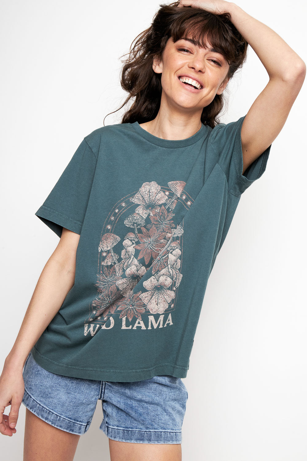 Polera Genovesa Orgánica Petróleo Mujer