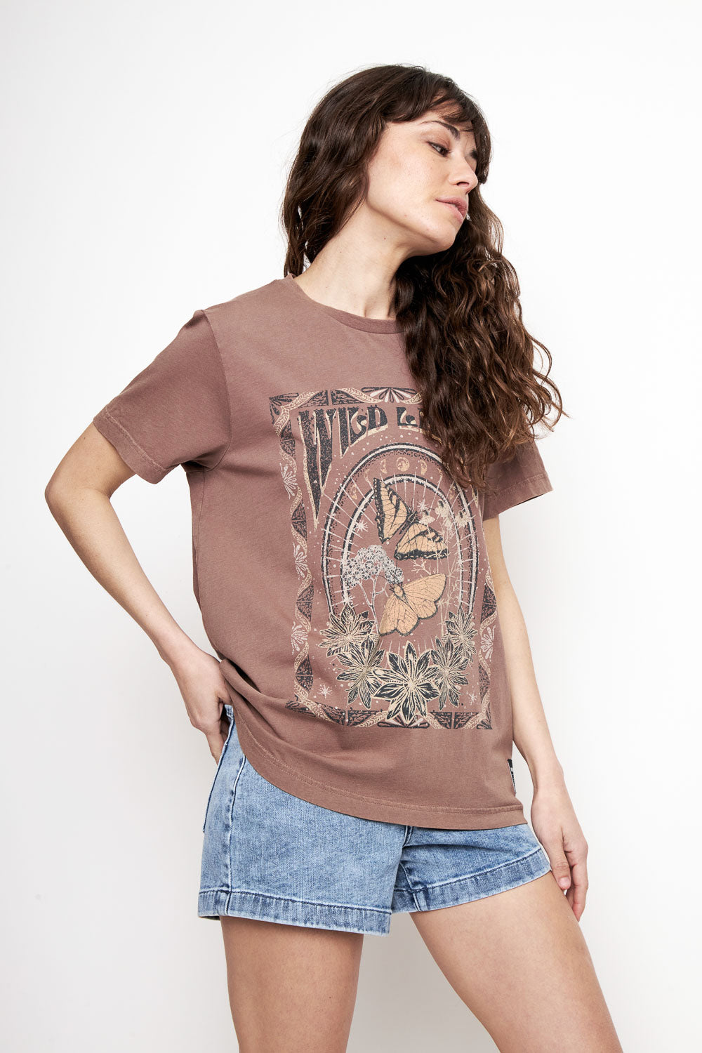 Polera Genovesa Orgánica Rosada Mujer
