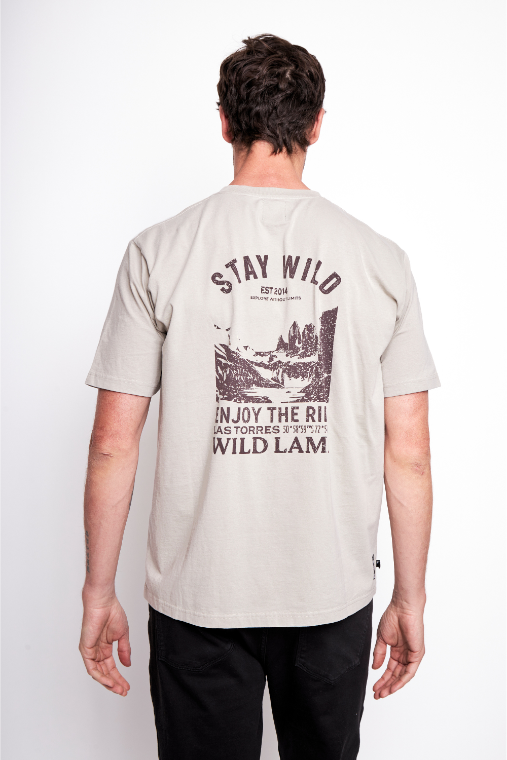 Polera Karu Orgánica Beige Hombre