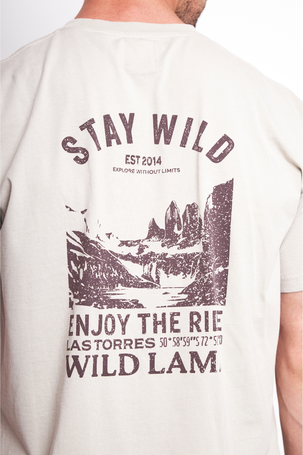 Polera Karu Orgánica Beige Hombre