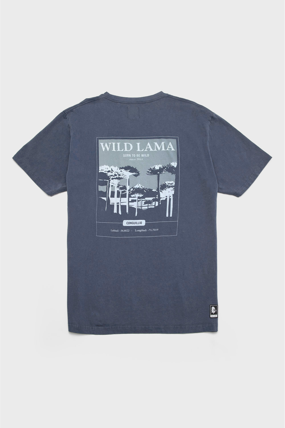 Polera Karu Orgánica Gris Azulado Hombre