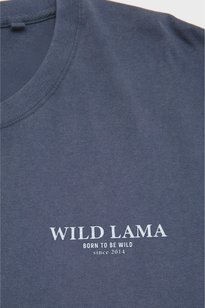 Polera Karu Orgánica Gris Azulado Hombre