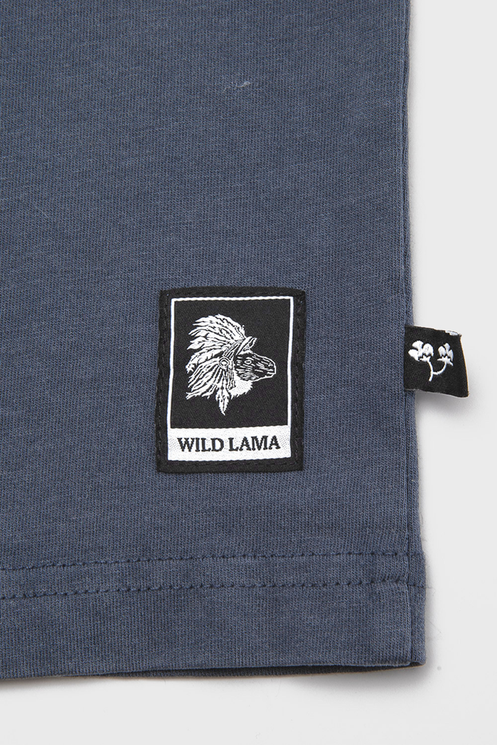 Polera Karu Orgánica Gris Azulado Hombre