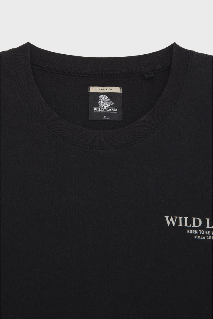 Polera Karu Orgánica Negra Hombre