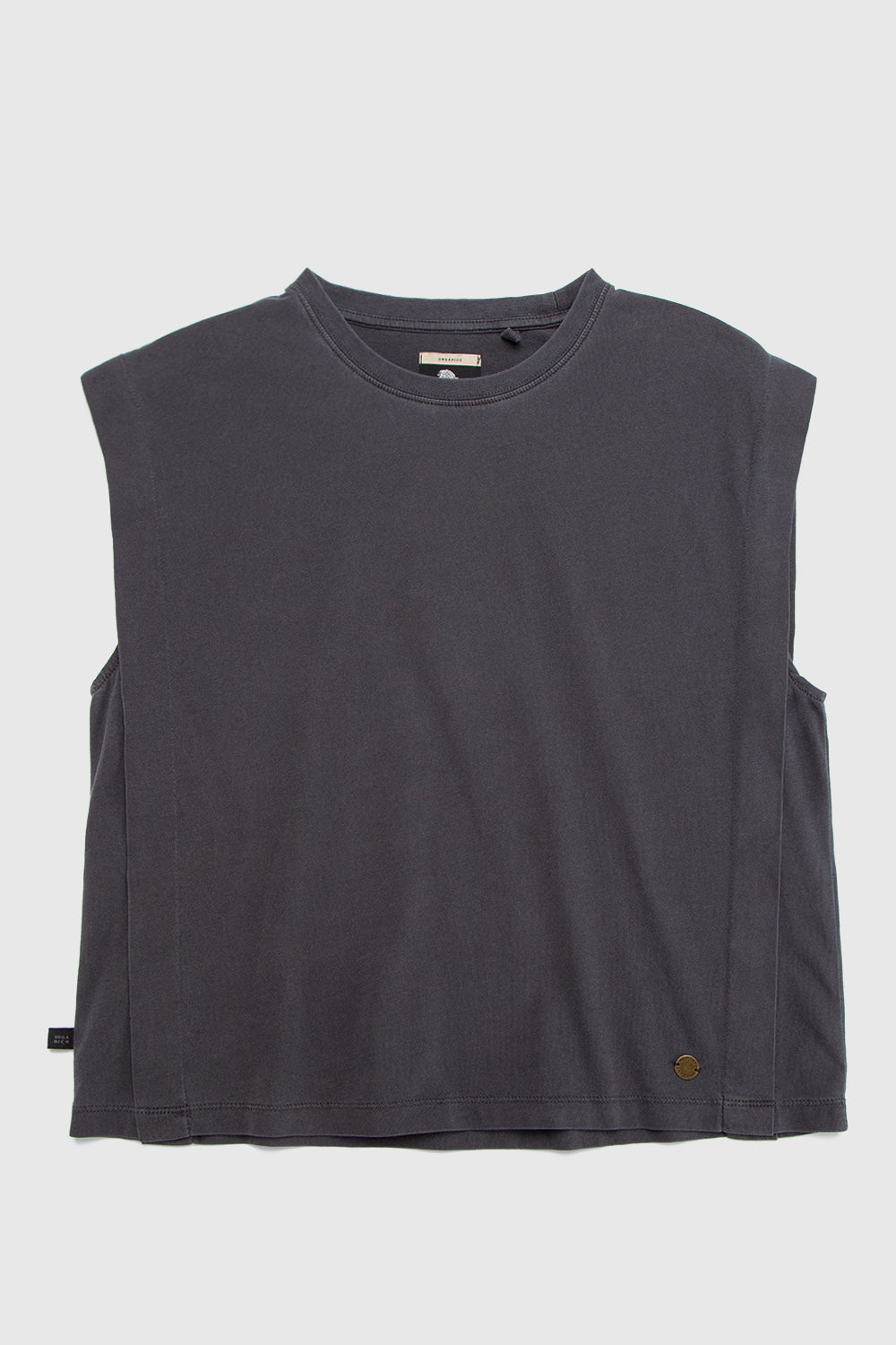 Polera Lilia Orgánica Gris Mujer