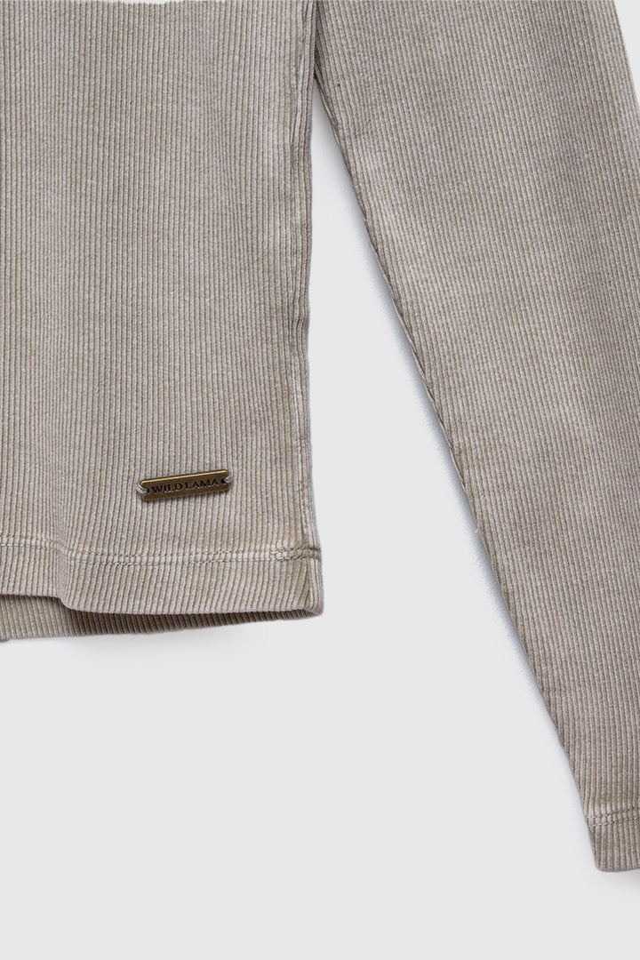 Polera Malmo Orgánica Beige Mujer