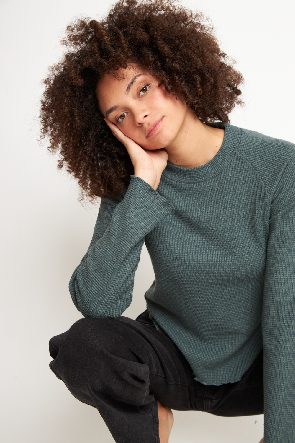 Polera Mora Petróleo Mujer