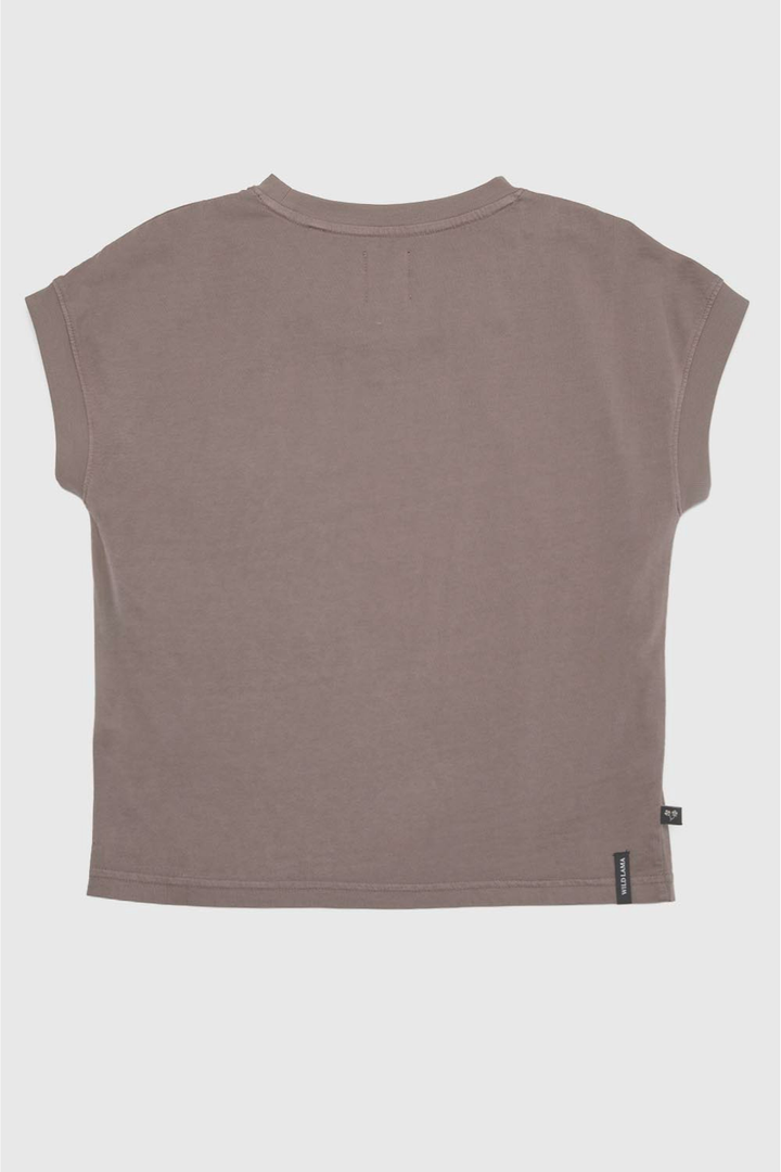 Polera Nina Orgánica Café Mujer