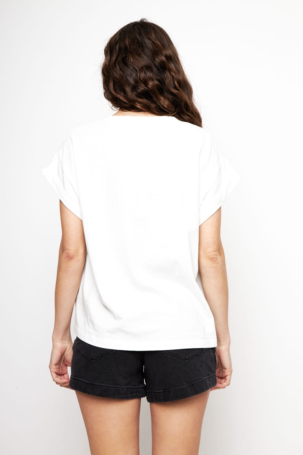 Polera Nirva Orgánica Blanca Mujer
