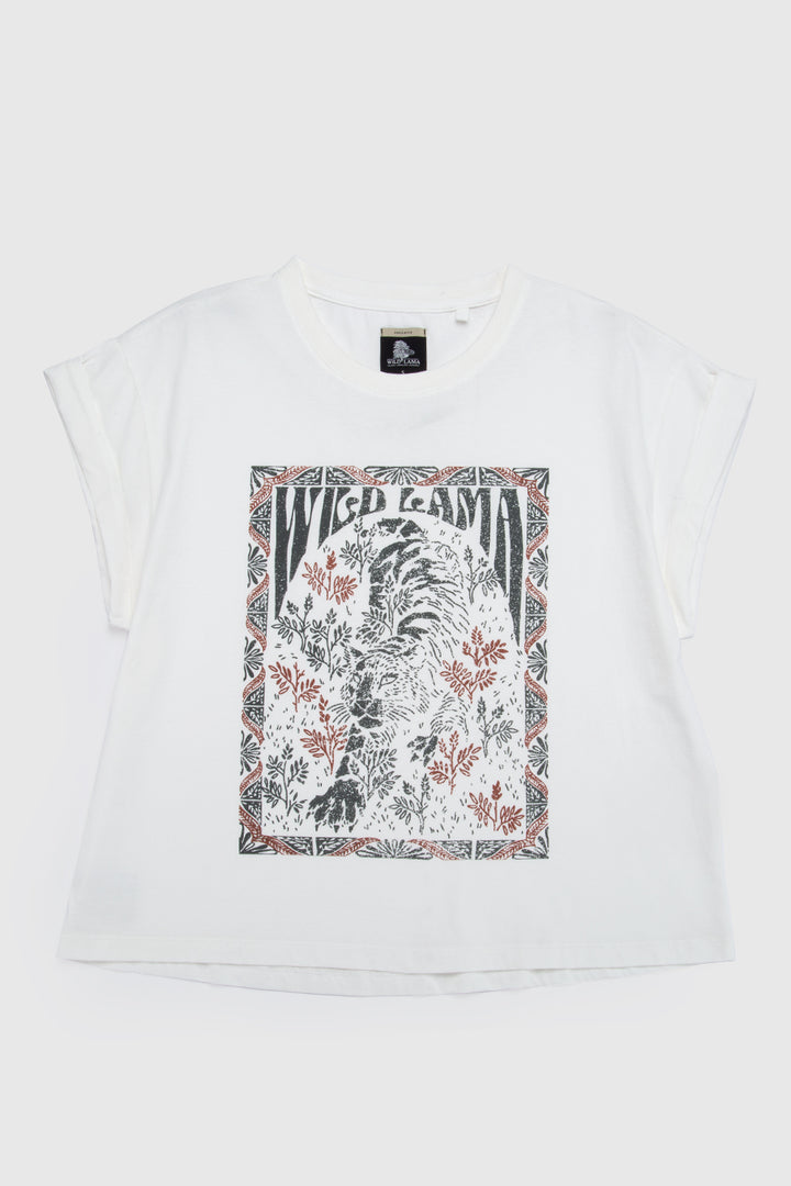 Polera Nirva Orgánica Blanca Mujer