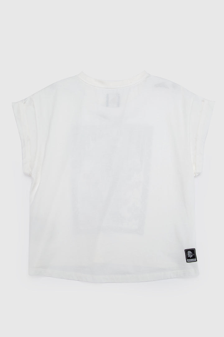 Polera Nirva Orgánica Blanca Mujer