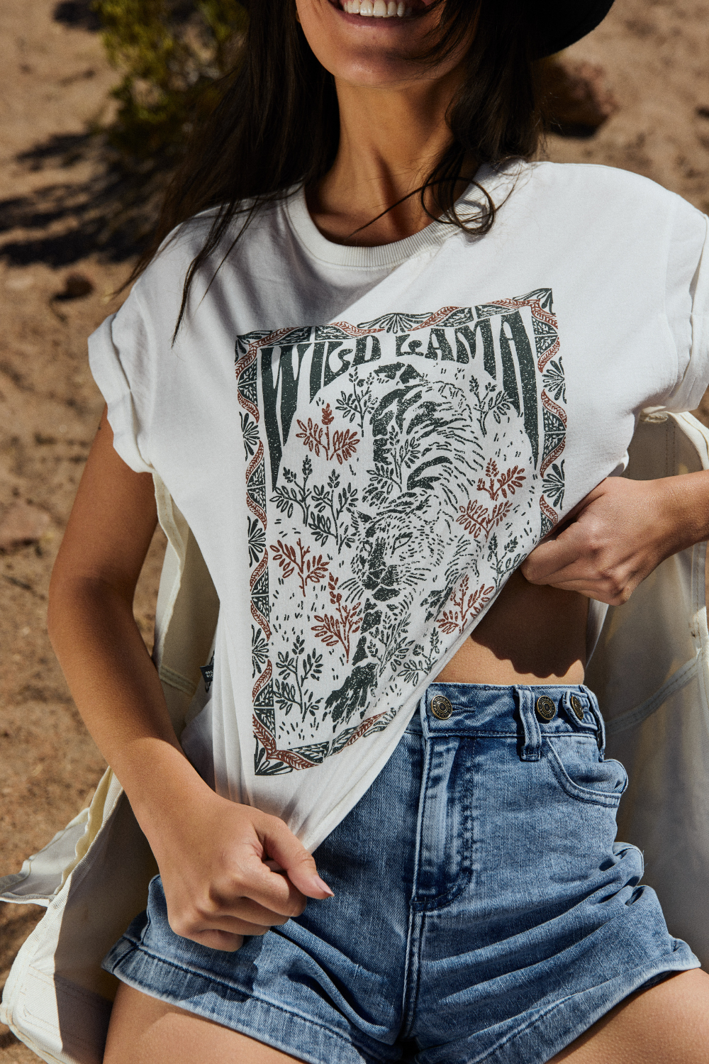Polera Nirva Orgánica Blanca Mujer