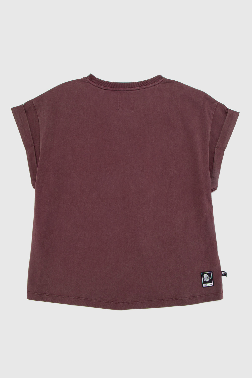 Polera Nirva Orgánica Burdeo Mujer