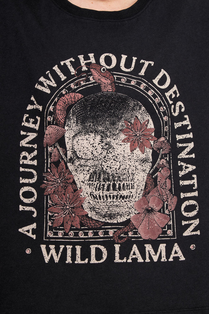 Polera Nirva Orgánica Negra Mujer