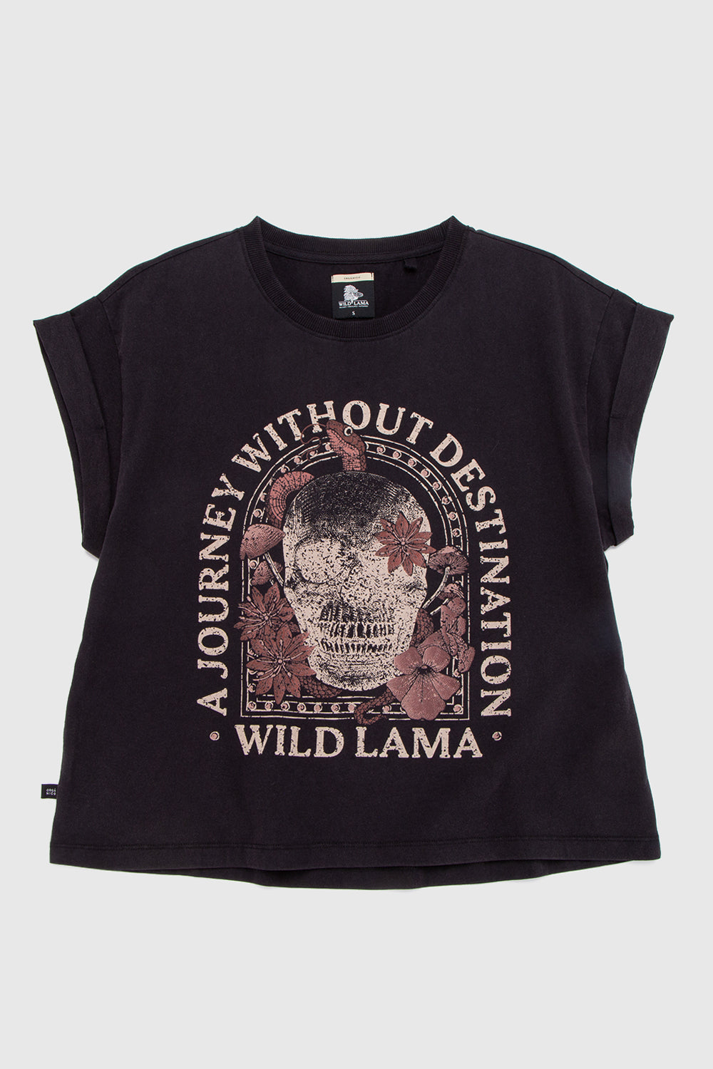 Polera Nirva Orgánica Negra Mujer