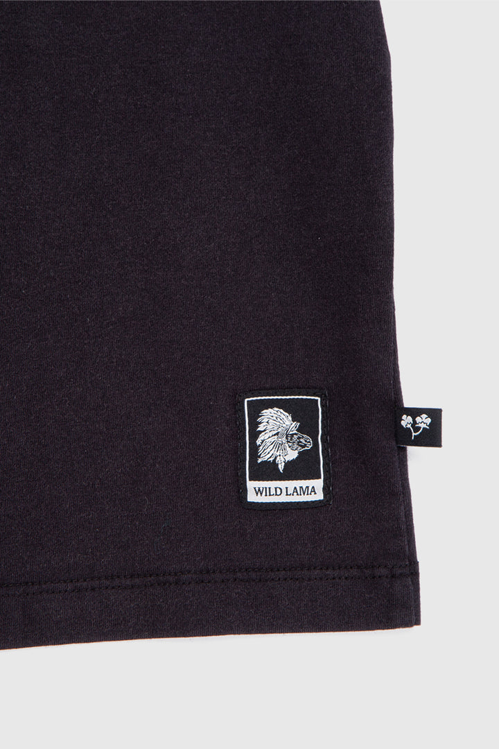Polera Nirva Orgánica Negra Mujer
