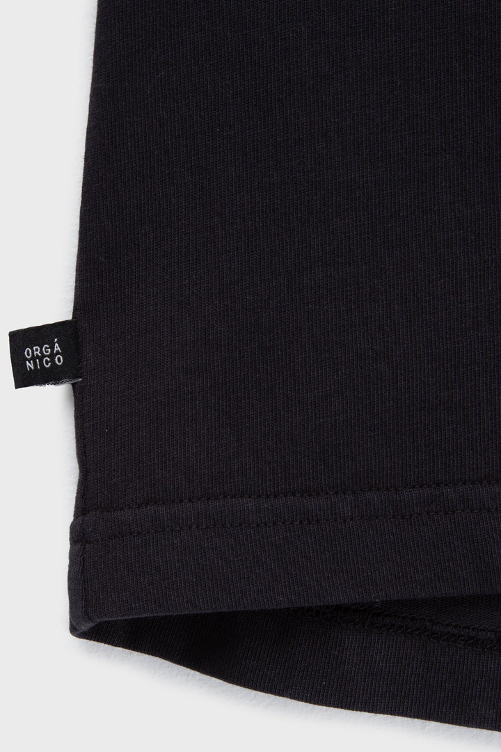 Polera Otto Orgánica Negra Hombre