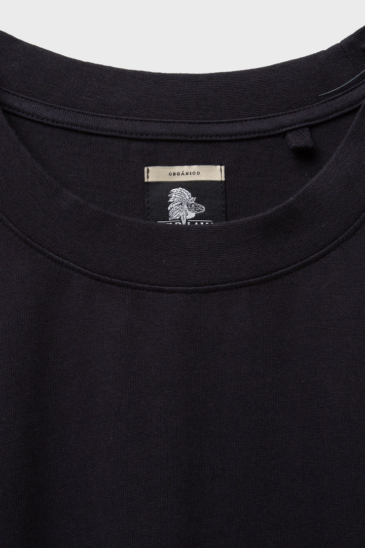 Polera Otto Orgánica Negra Hombre