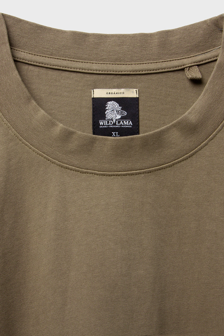 Polera Otto Orgánica Verde Hombre