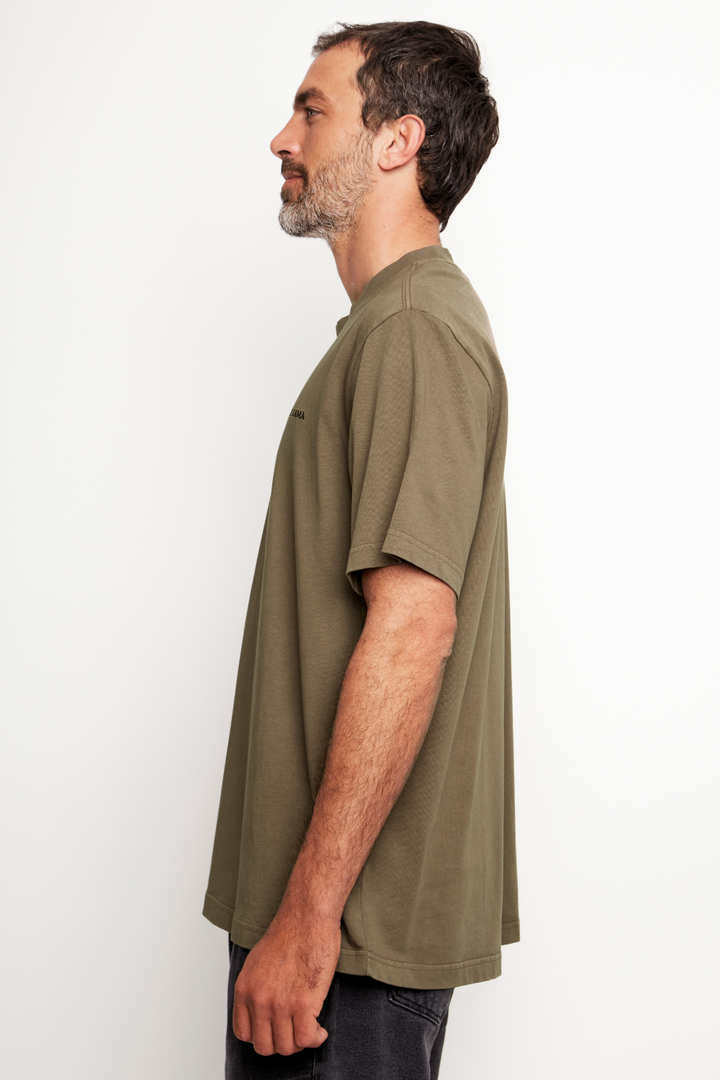 Polera Otto Orgánica Verde Hombre