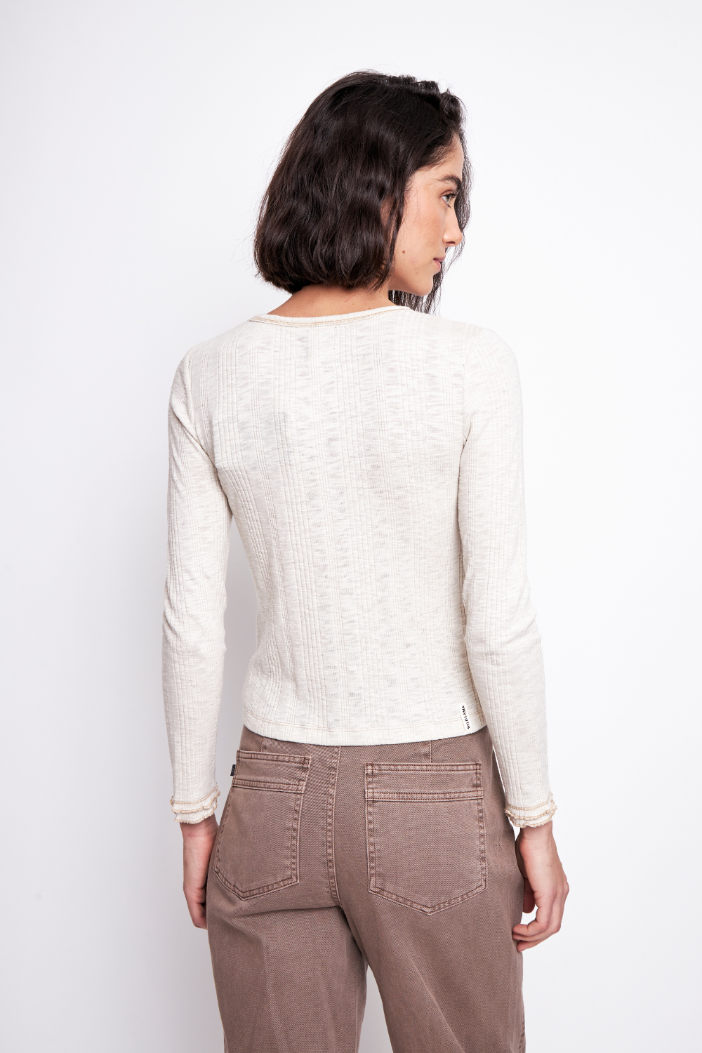 Polera Pampa Orgánica Beige Mujer