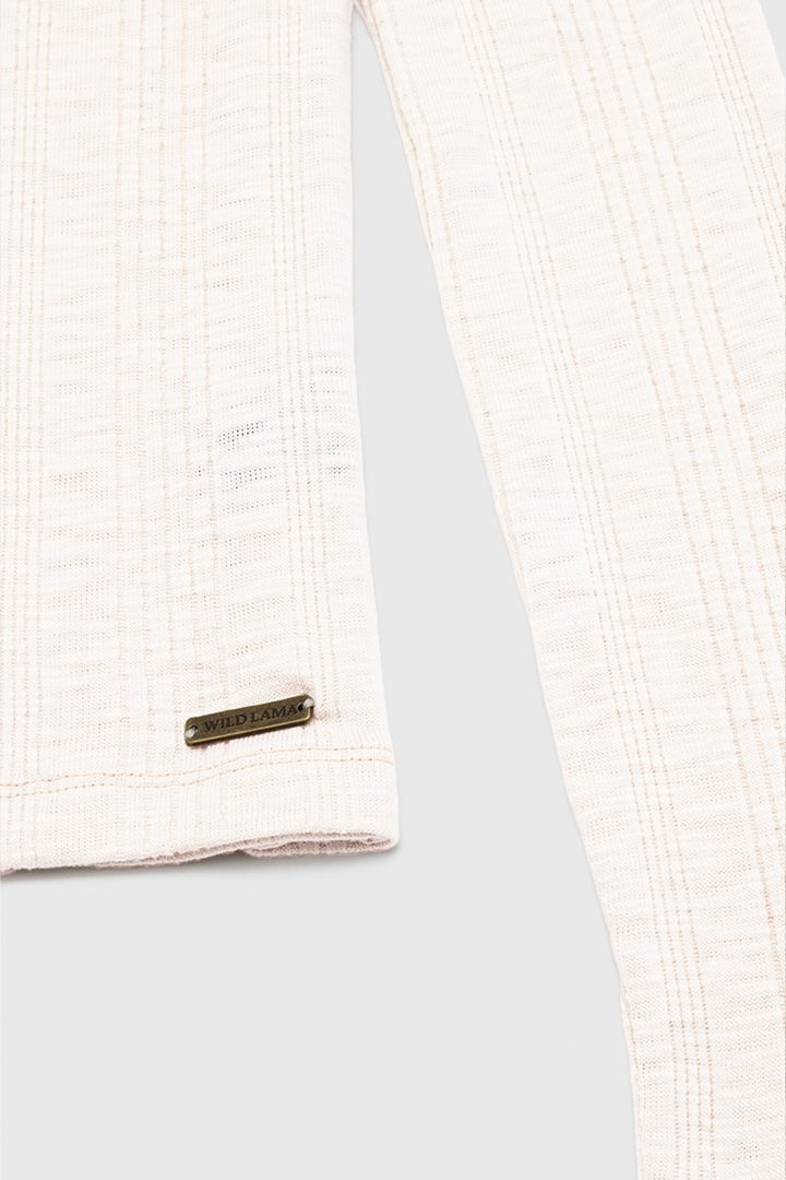 Polera Pampa Orgánica Beige Mujer